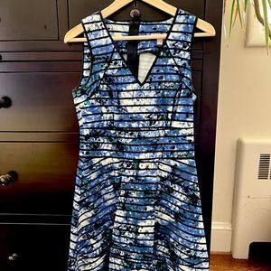 Banana Republic Floral Fit and Flare Dress, Size 6